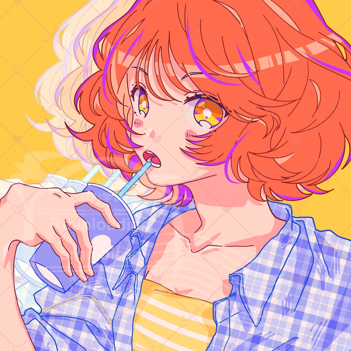 ポップで可愛いイラスト描きます ぱっと目を引く色味を求めているあなたへ イメージ2
