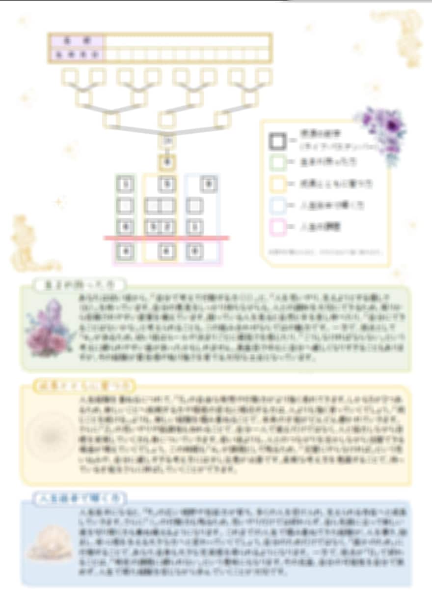 生まれ持った使命と人生の設計図を読み解きます 使命・才能・人生のテーマを詳しく読み解きます イメージ7