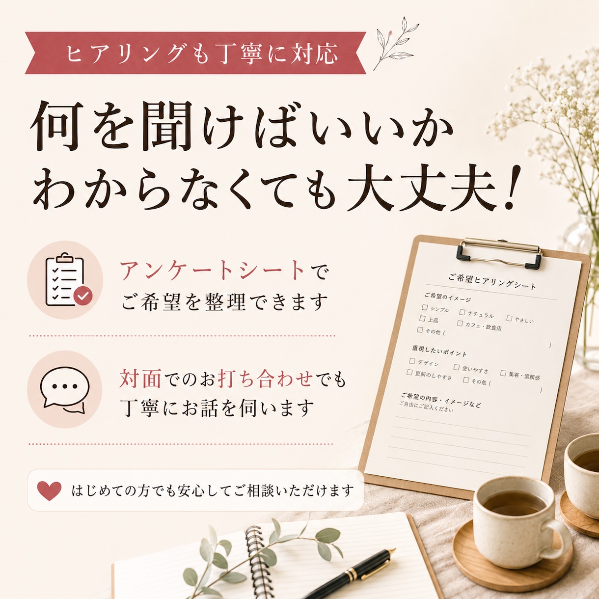 3組限定半額！小さなお店・宿のHP制作します 【小さなお店・宿専門】親身に寄り添い丁寧に形にします！ イメージ2