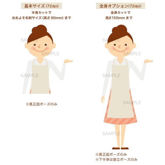 人物イラストつくります シンプルでカワイイ★商用利用可★（イラスト by Vill） イメージ2