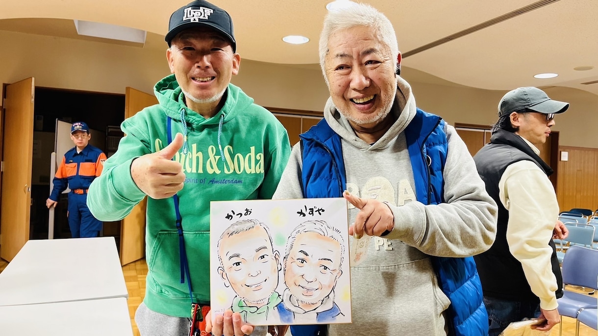素敵な記念に！優しい手描きの似顔絵お届けします 25年の実績！約4万人を描いた絵師が水彩で描く色紙似顔絵 イメージ9