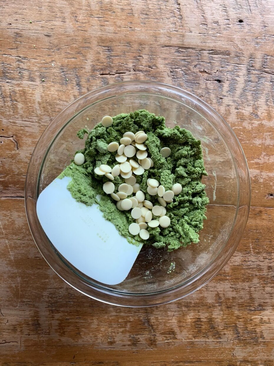 カフェで人気のスコーンレシピ販売します 『抹茶とホワイトチョコスコーン』6個分の材料セット付き！ イメージ3