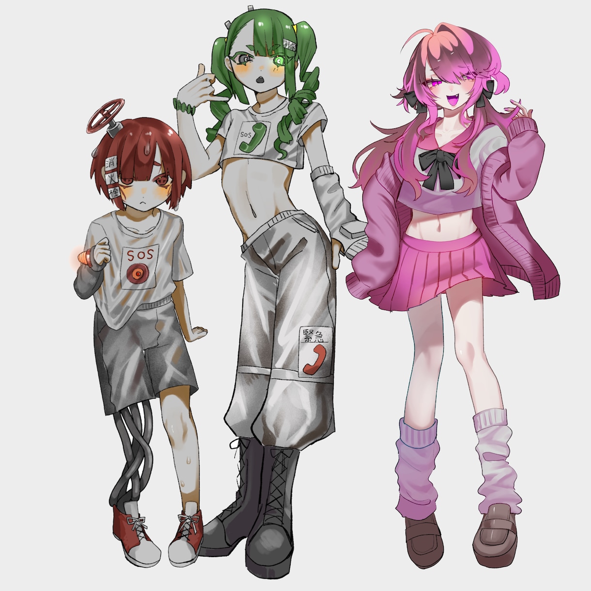 中性的でどこか霞んだ少年少女の立ち絵を制作します かわいいだけじゃない、少し癖のある立ち絵はいかがでしょうか？ イメージ3