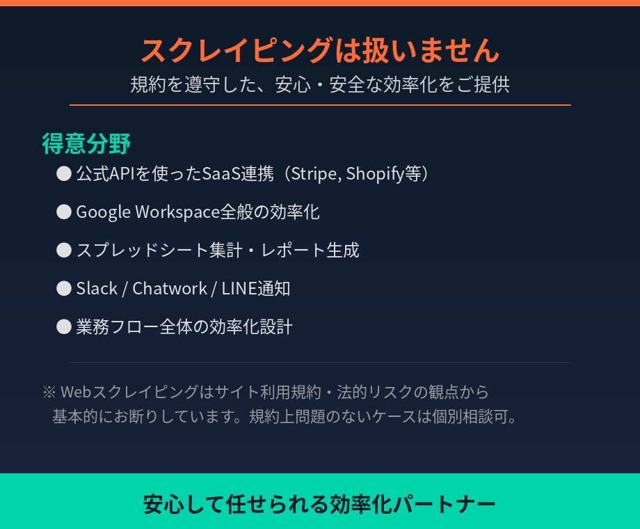 Python×GASで面倒な業務を効率化します 面倒な手作業を自動化！あなた専用の効率化ツール イメージ5