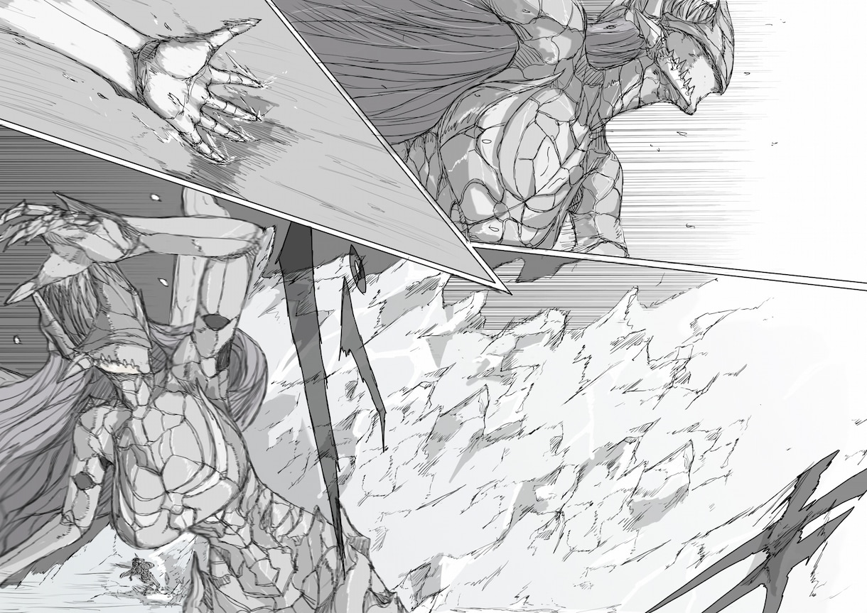 アクションの振り付け、戦闘シーンの制作できます 貴方の漫画制作をお手伝いします イメージ7