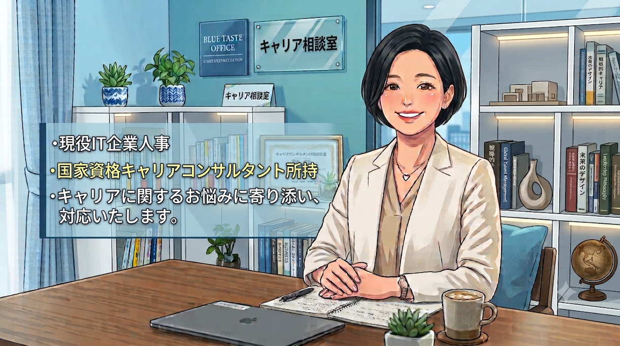 キャリアに関するお悩み解決をサポートします 【現役IT人事×キャリコン】豊富なキャリア相談実績あり！ イメージ1
