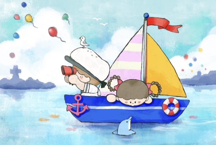 お子様の特別な瞬間をイラストにします お誕生日や日常の素敵な瞬間をイラストにします イメージ2