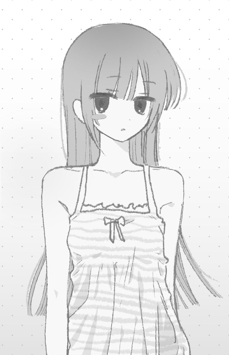 簡易的なイラストの依頼を募集します グレースケールの簡易的なイラスト イメージ1