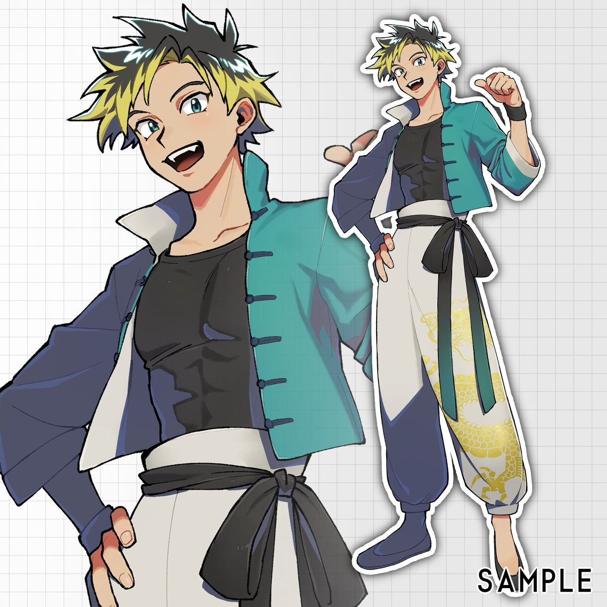 TRPGなどの立ち絵を制作いたします あなたとキャラクターの時間が良いものになりますように イメージ3
