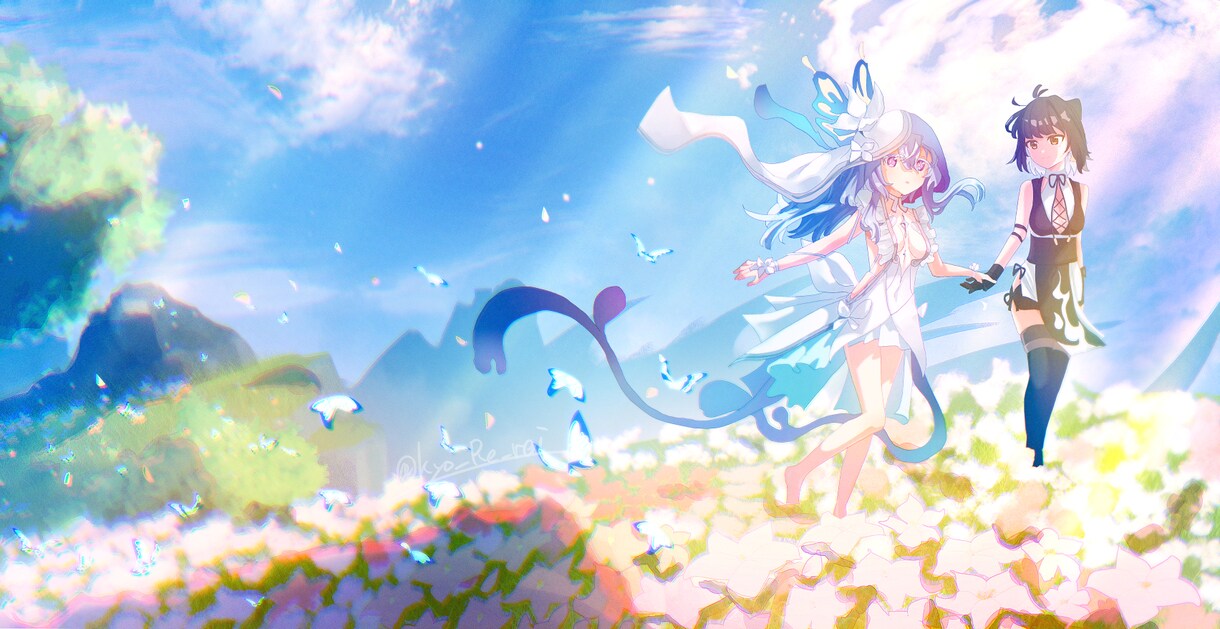 背景込みのキャライラスト描きます 商用利用料込み、複数人イラストも可能！ イメージ1