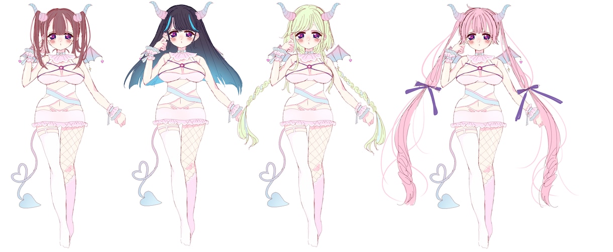 期間限定価格＊お好きなイラストを描きます 可愛い女の子のイラストを作成致します。 イメージ7