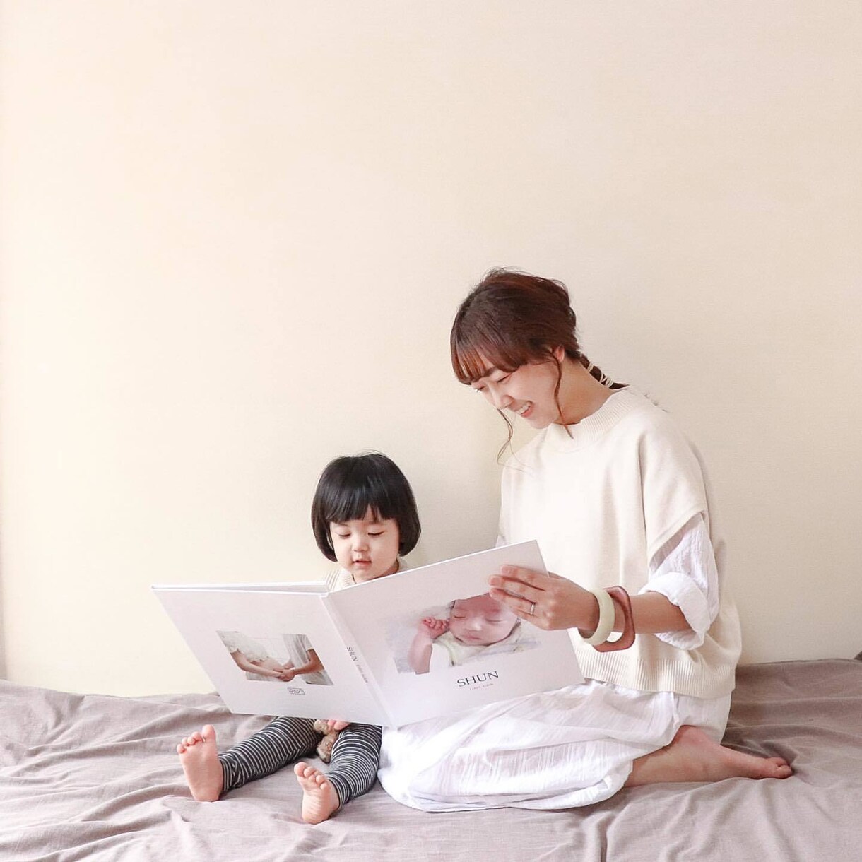 生まれた時の感動をそのままアルバムに残します 赤ちゃんのファーストアルバム【等身大写真とエコー写真】 イメージ6