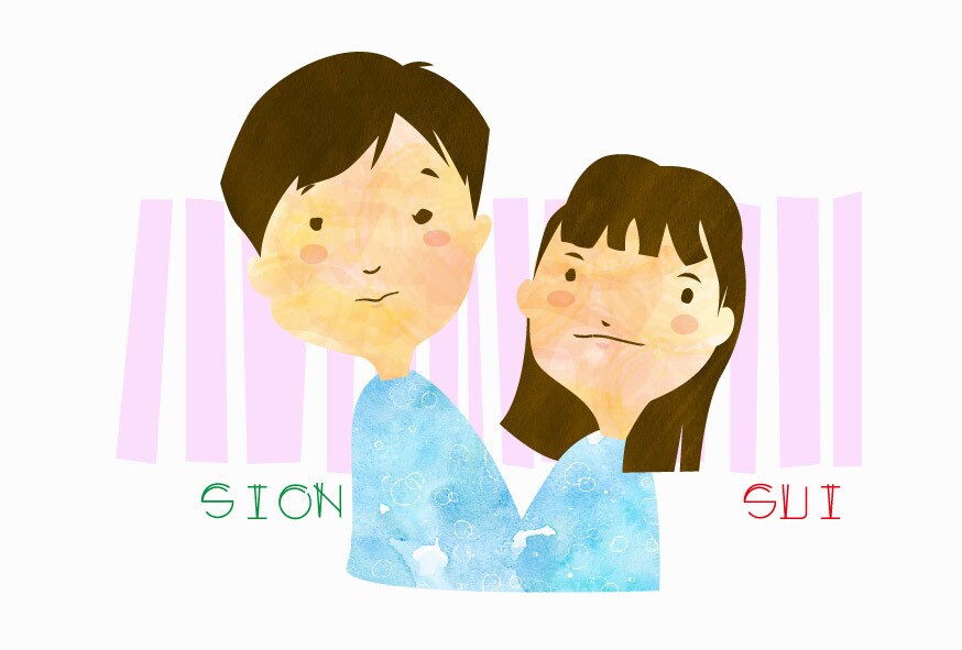 似顔絵描きます 絵本のようなふんわりとした似顔絵 イメージ1