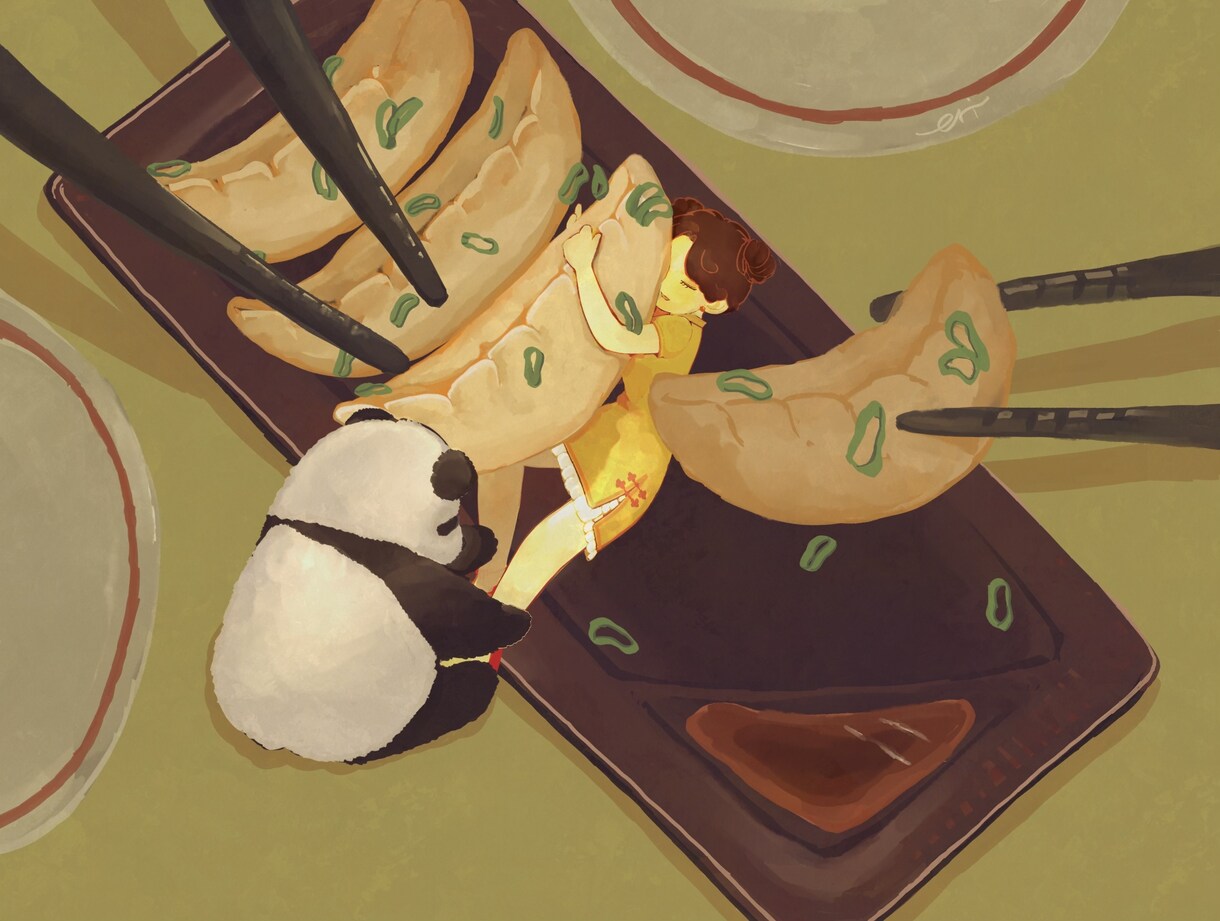 可愛いくて暖かいイラストを提供します 食べ物、飲み物などをモチーフにした女の子のイラストを描きます イメージ9