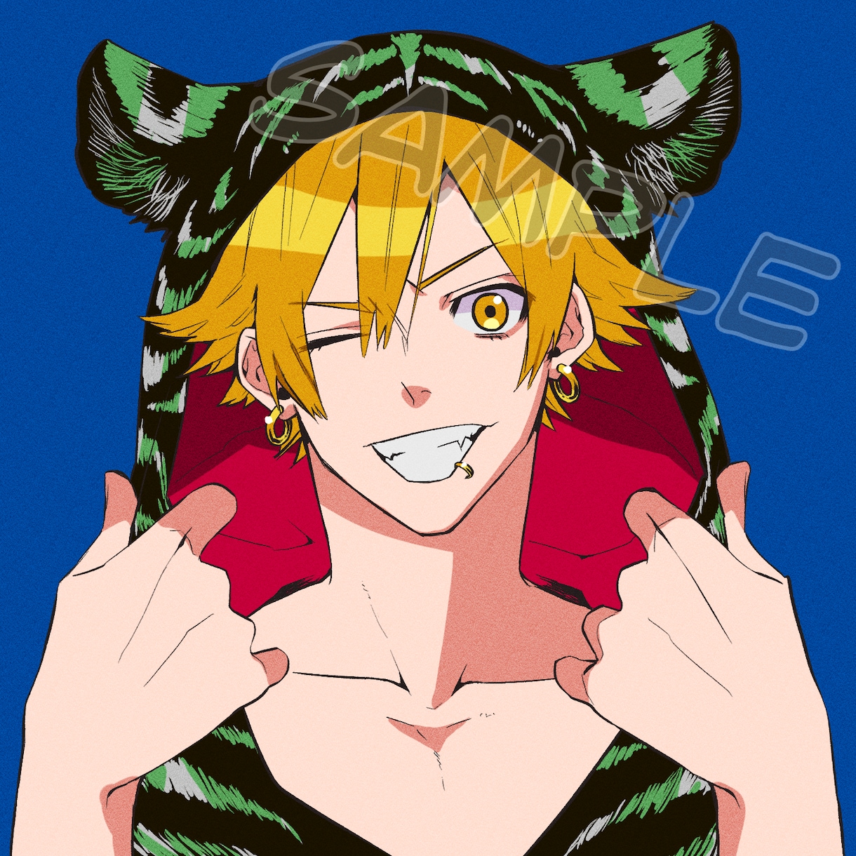 カッコかわいいオリジナルアイコンをお描きいたします Twitter等のSNSにどうぞ！お気軽にご相談ください！ イメージ1