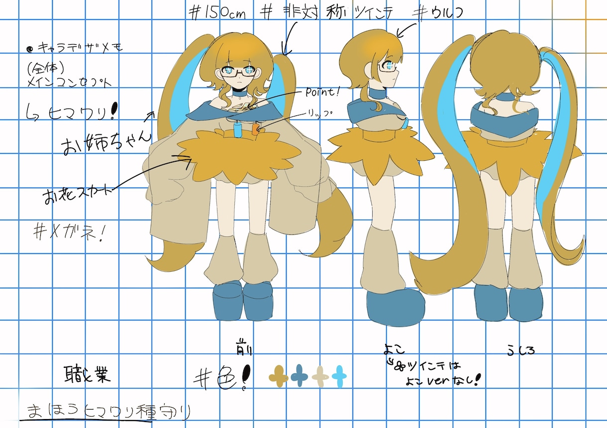 キャラクターデザインの成果物を販売します 貴方の個性を最大限に活かすキャラクターテーマデザイナーです イメージ1