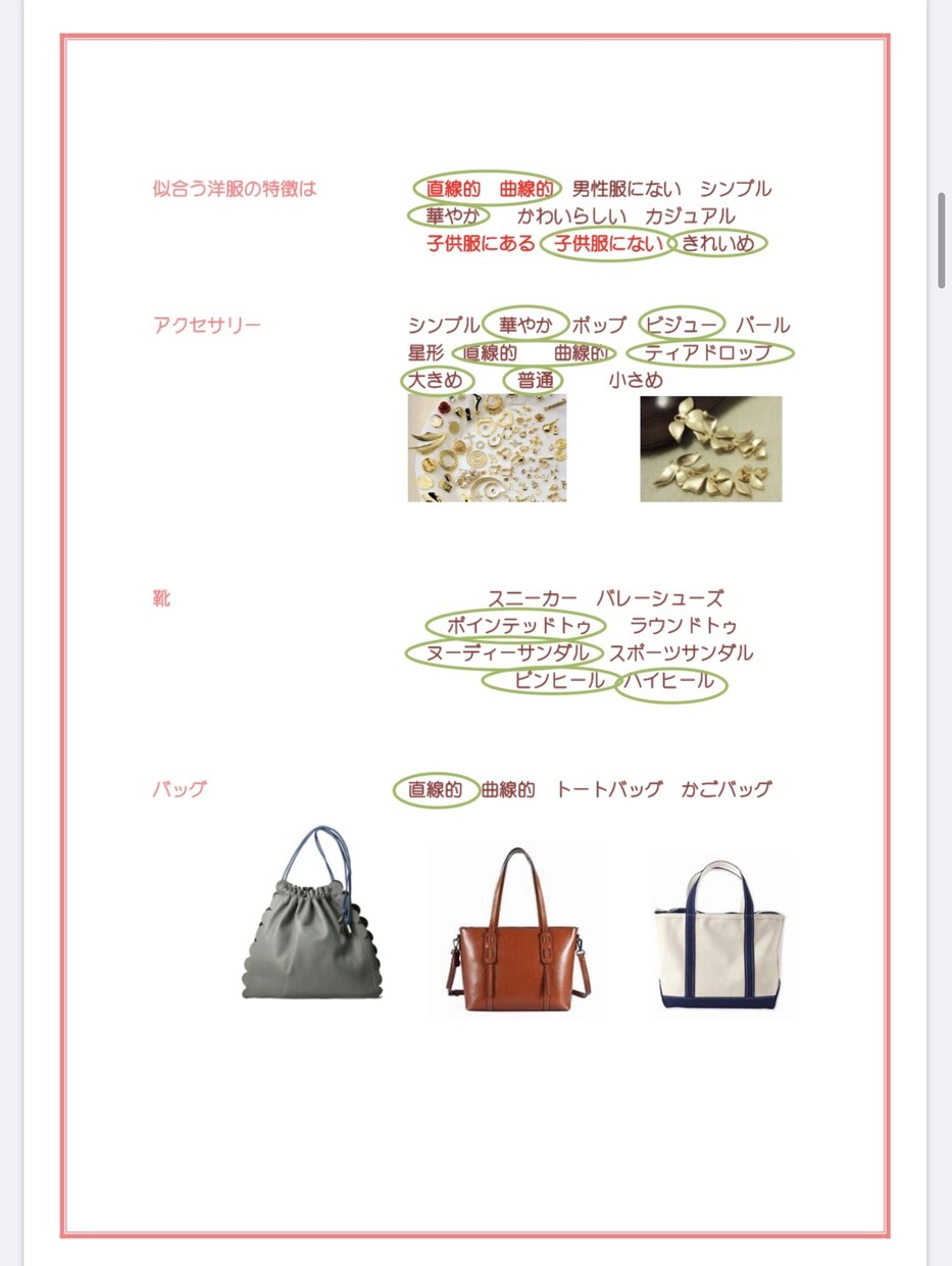 あなたに似合うファッションのポイントをお伝えします 【似合う】と【なりたい】を叶えるセルフプロデュース方法 イメージ7