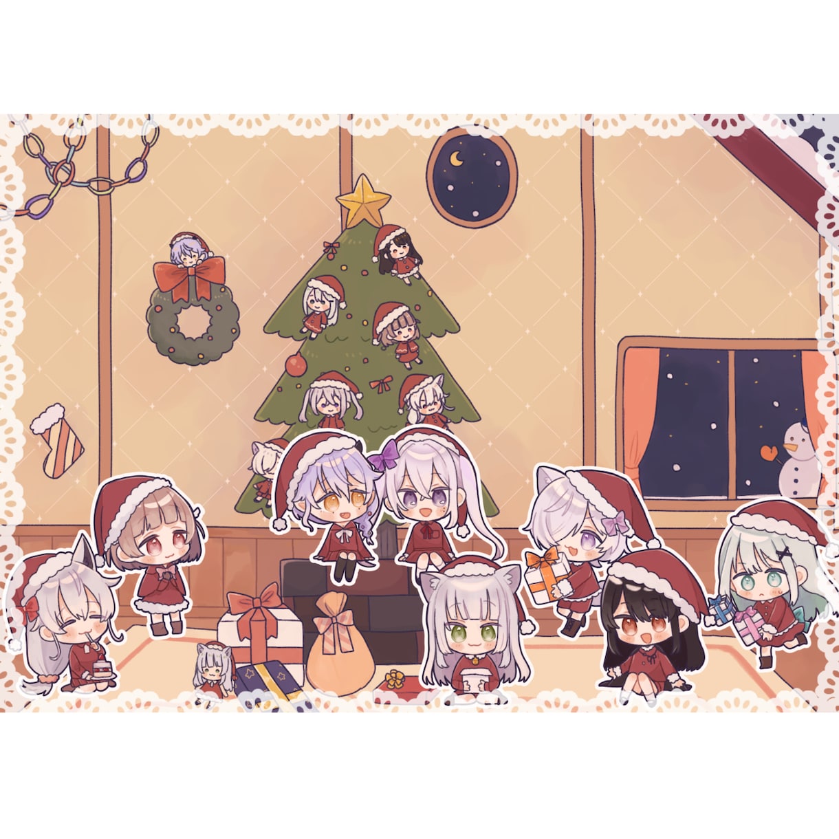 かわいい配信画面を制作します ふわふわかわいいイラストが得意です♪ イメージ3