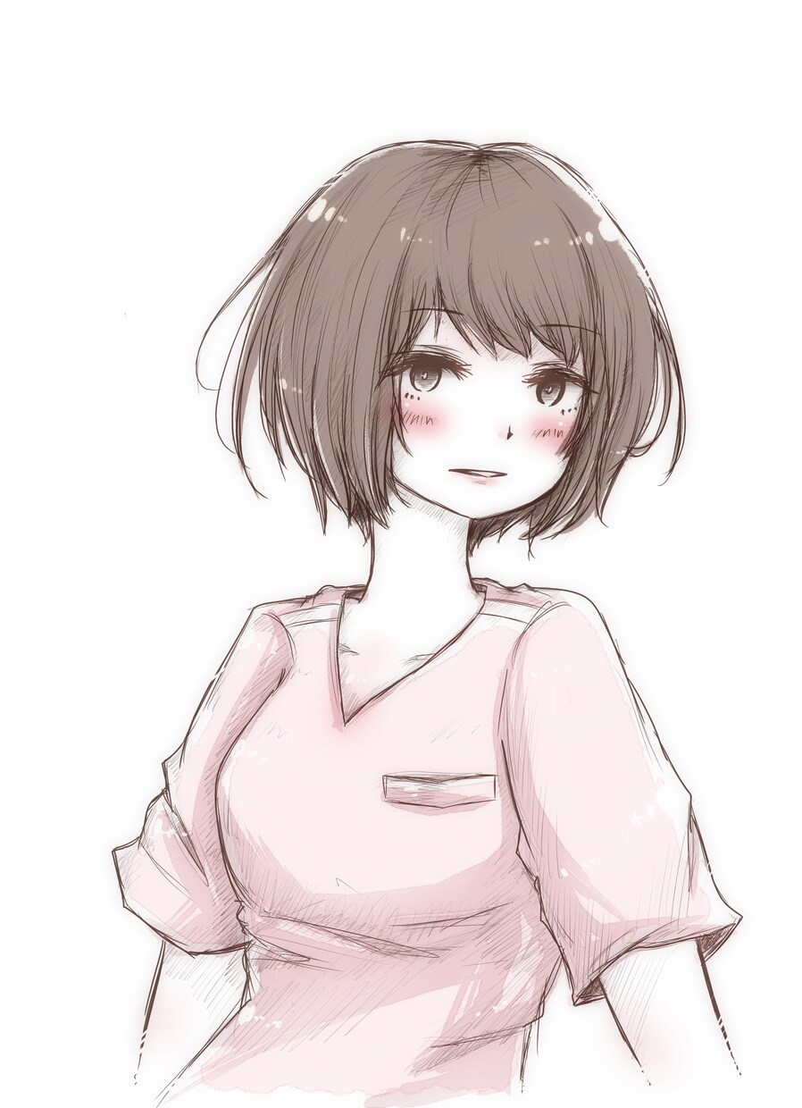 名刺などにぜひ！人物二次元化イラスト描きます 実在の方を二次元キャラにして、名刺風にデザインいたします♪ イメージ4