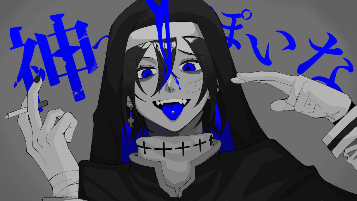 サムネイルや全身絵などイラストを描きます お話聞きながら丁寧にお仕事をします。 イメージ1