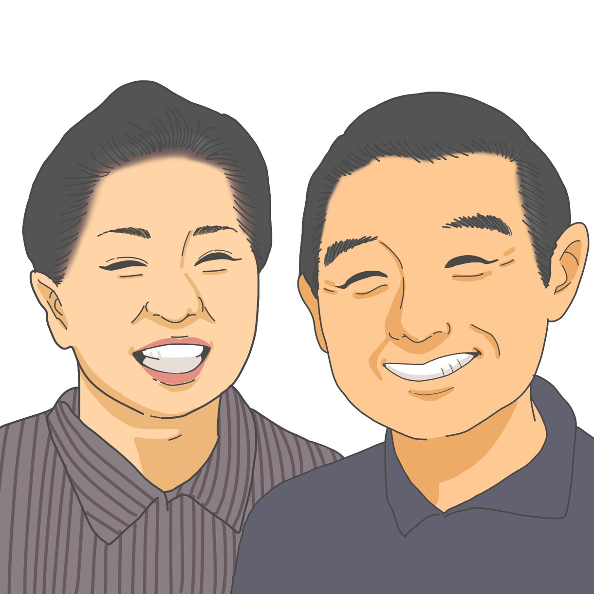 お写真から似顔絵を描きます 誕生日祝いに、記念日祝いに、何かお礼を伝えたい時に！ イメージ5