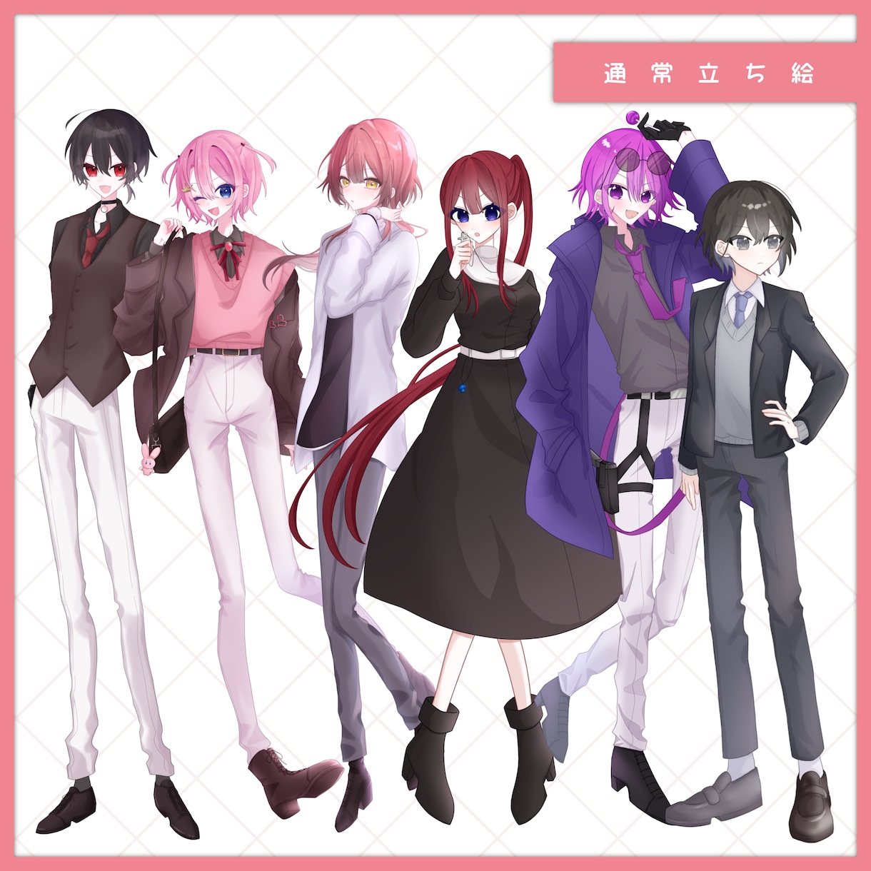 魅力的な立ち絵描きます TRPGや配信などで使用できる立ち絵イラストを描きます！ イメージ3