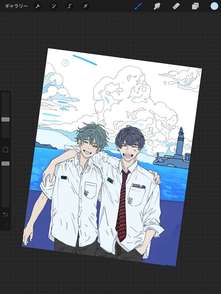 貴方様だけのオリジナルイラストをお描きします デフォルメイラストペア画snsのアイコンなどをお描きします。 イメージ6
