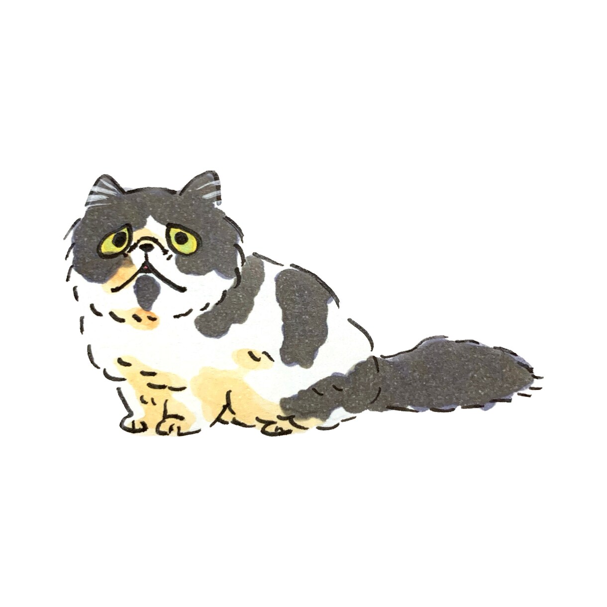 アナログでペットの似顔絵お描きします ミニ色紙(3枚)にアナログでペットの似顔絵お描きします！！ イメージ3