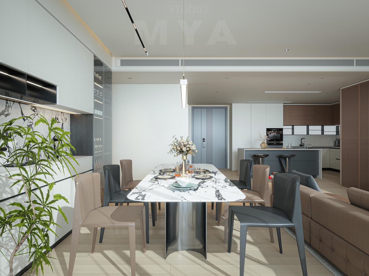 住宅・マンションの内観パースを制作します 【4K高品質】図面から綺麗でリアルな内観パースを作成します イメージ8