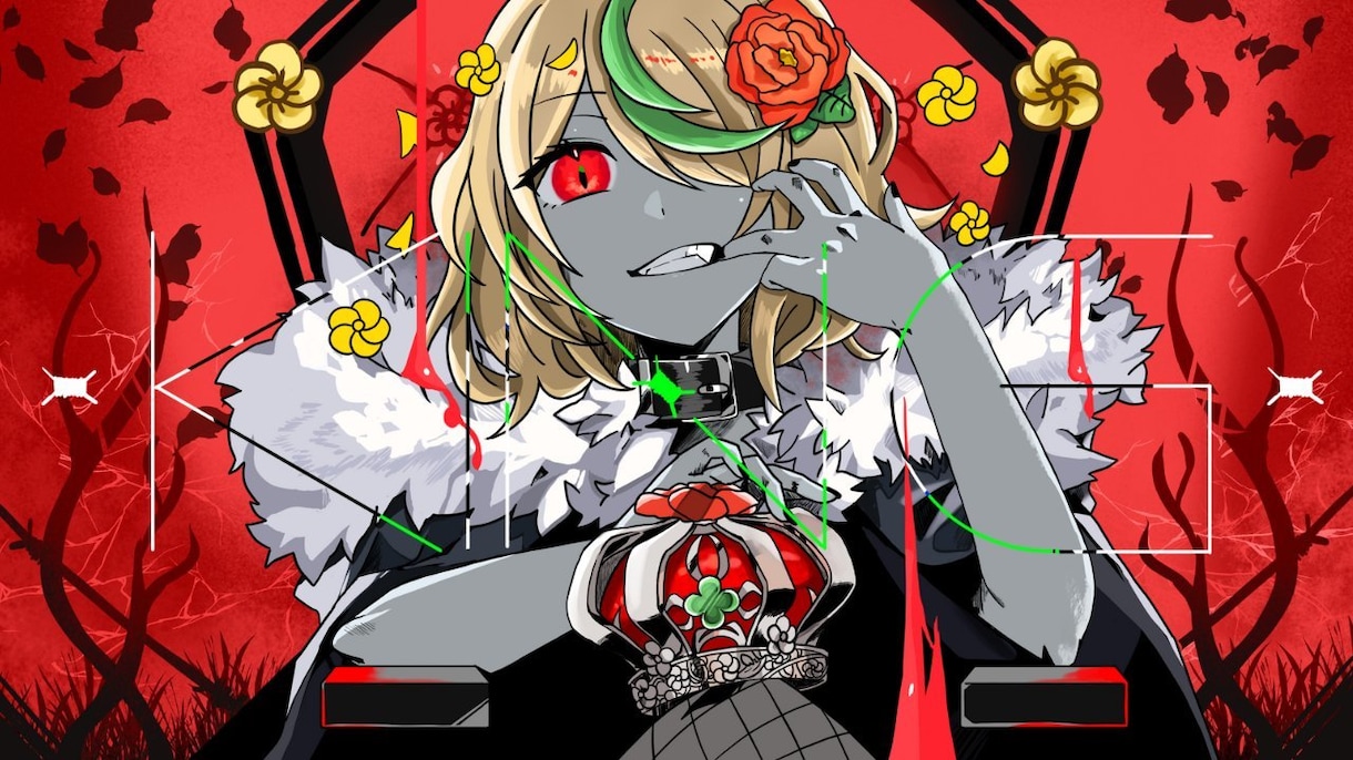 最強の歌声に似合う最強の歌ってみたイラスト描きます 本家寄せが可能です！また、ポーズ等こだわりに寄り添います。 イメージ2