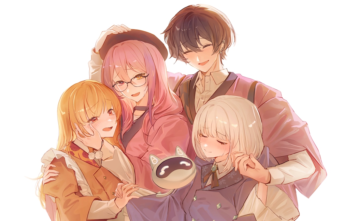 11月納品　商用可　綺麗で繊細なイラスト描きます 立ち絵から一枚絵まで制作可能！気軽にご相談下さい！ イメージ8