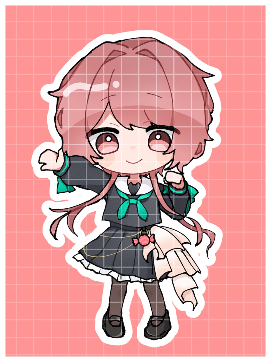 ミニキャライラスト制作します 配信やグッズに使える！かわいいミニキャラ制作 イメージ2
