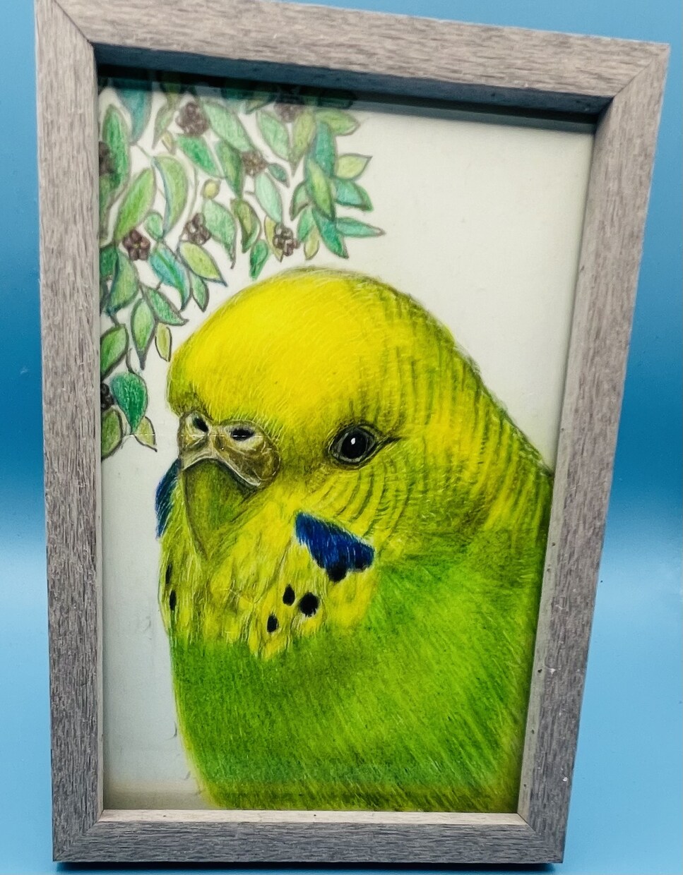 オーダーメイド色鉛筆画　世界に一つの原画になります 愛鳥や野鳥を色鉛筆でひと塗りひと塗りリアルに仕上げます。原画 イメージ3