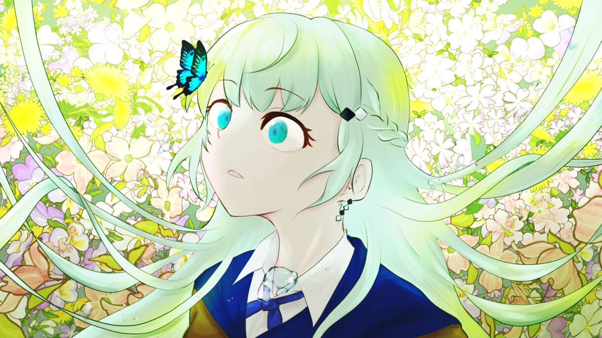 歌ってみたや、IRIAM立ち絵、サムネお描きします デザイン持ち込みOK!お気軽にどうぞ！ イメージ9