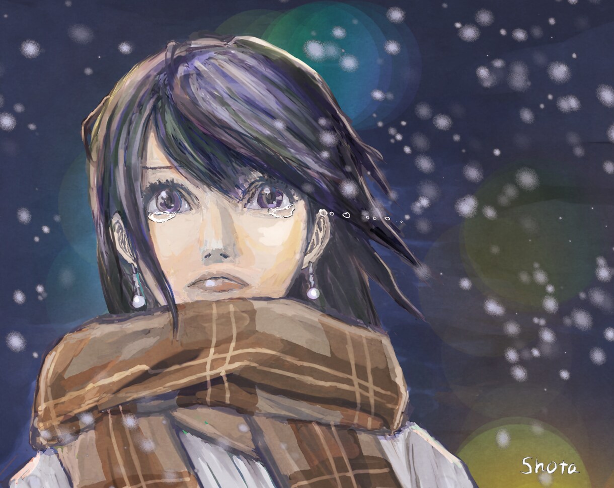 カラーの一枚絵作成します キャラクター＋背景のデジタルイラスト イメージ7