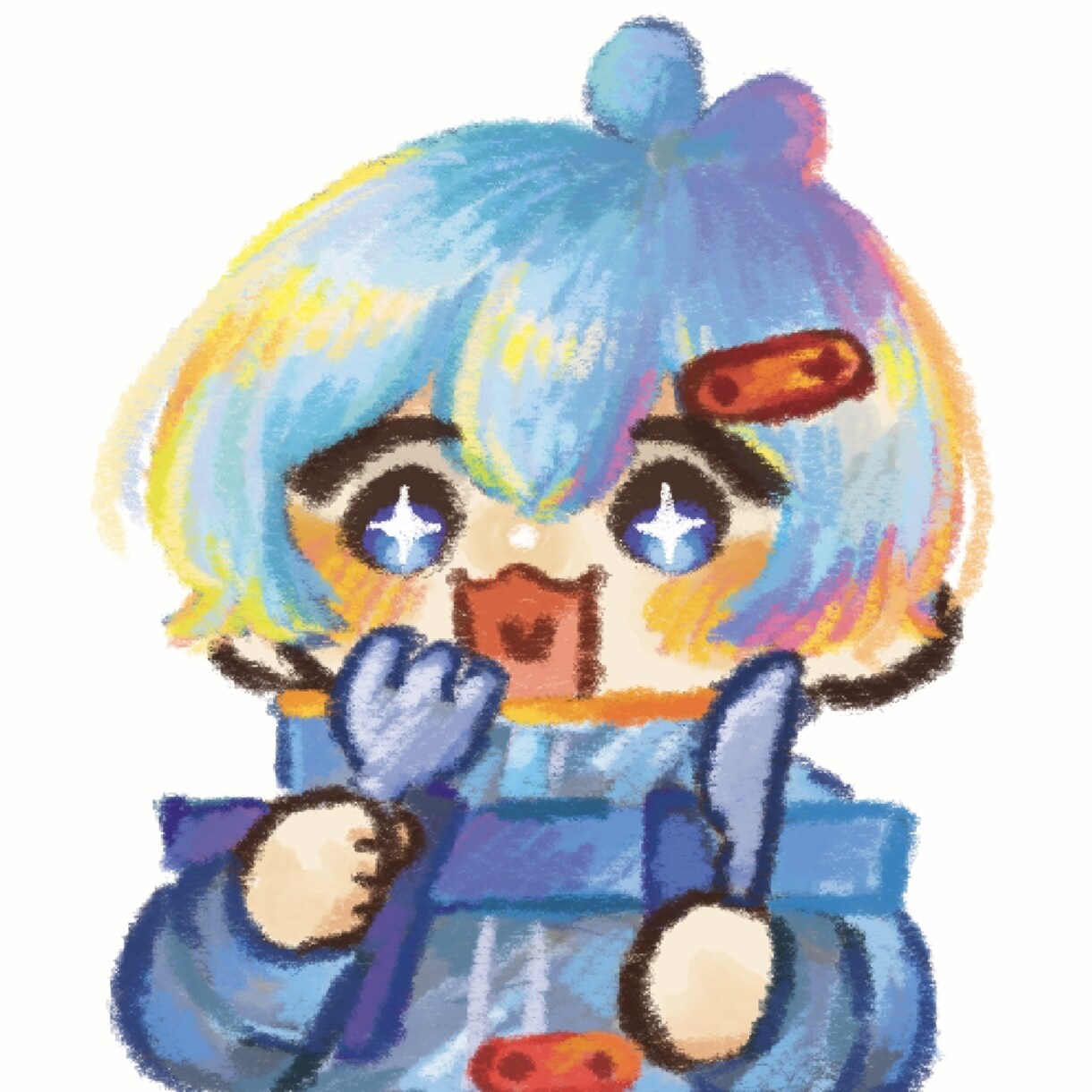 クレヨンのようなやさしいアイコンを描きます あたたかくカラフルな雰囲気を描きます イメージ8