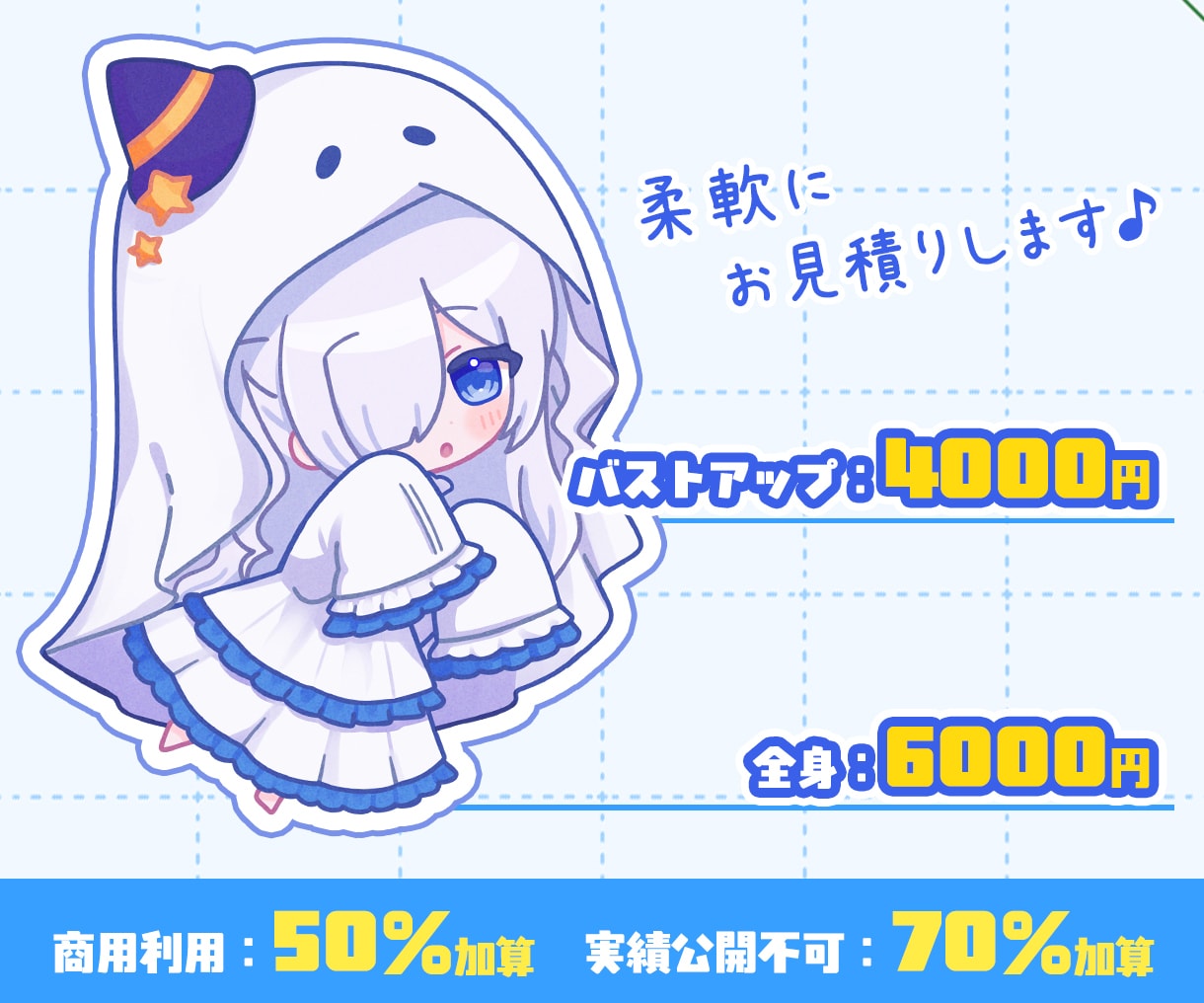 目を引くポップでかわいいデフォルメを制作します 並んだ時に埋もれない！Vtuber活動やShorts動画に！ イメージ2