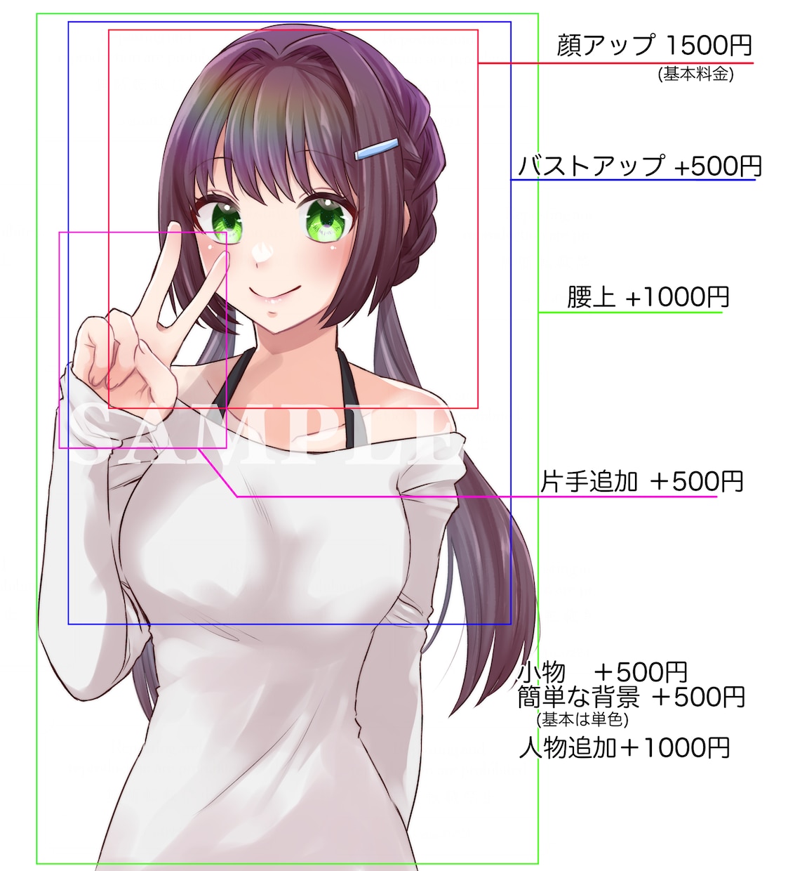 あなただけのアイコン作成します 【即対応！】SNSに使えるアイコンを作成します イメージ3