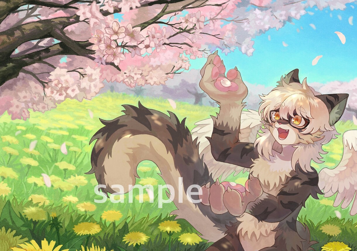 柔らかい印象の一枚絵を作成いたします 人物からケモノまで多彩なキャラクターに対応します！ イメージ1