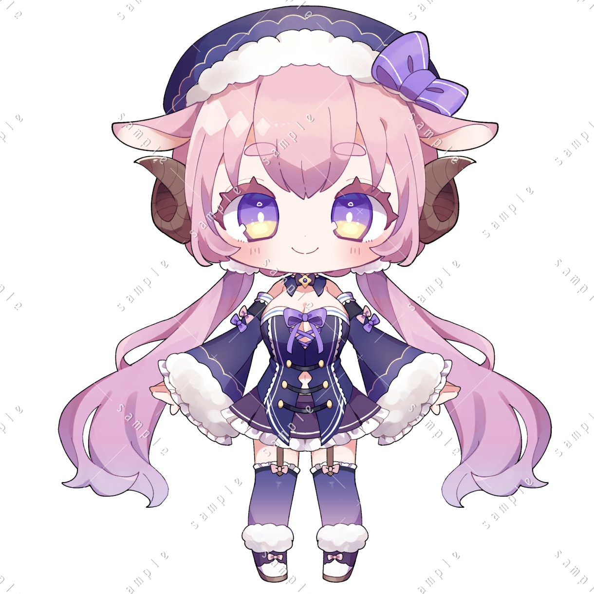 デフォルメイラストお描きします Xの告知やポスト、グッズなどにご利用いただけます！ イメージ5