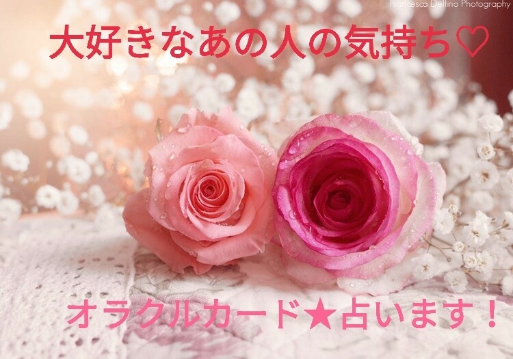 大好きなあの人の気持ち♡今後の恋の行方占います オラクルカードと霊視鑑定を用いメッセージをお届け致します♡ イメージ1