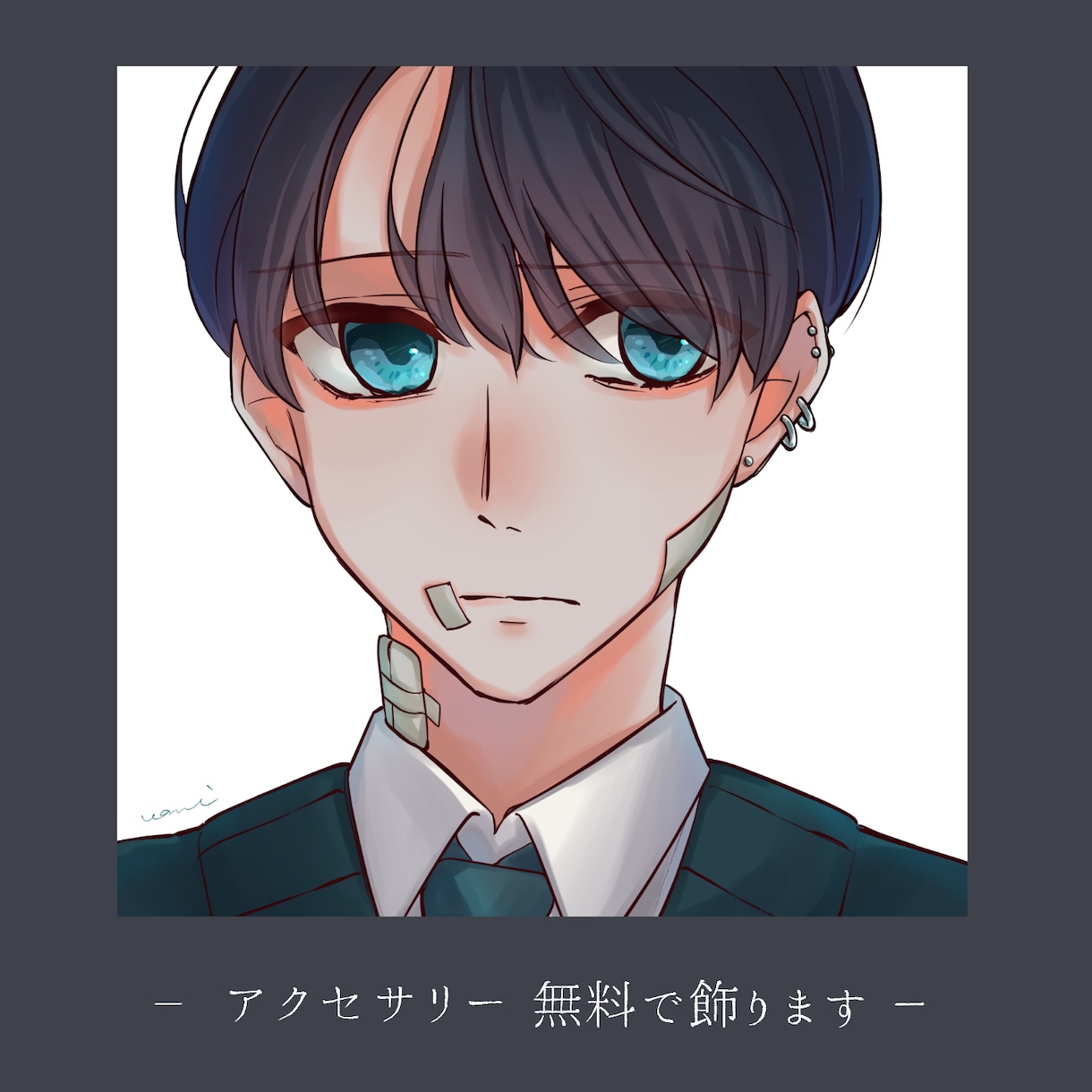 リアルでお洒落な今風アイコンお描きします SNSアイコンにおすすめの目を惹くイラスト イメージ2