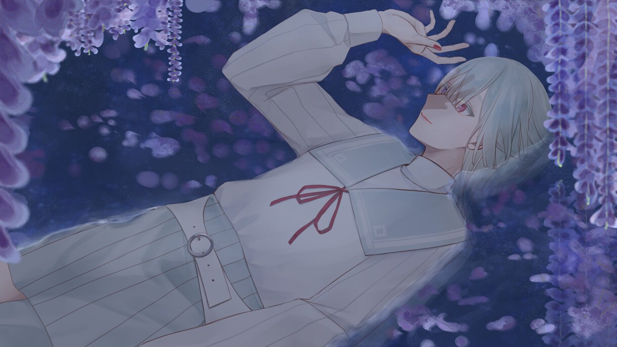 アイコンや1枚絵のイラスト制作をさせていただきます 主に彩度が低めの落ち着いた色合いイラストを制作させて頂きます イメージ3