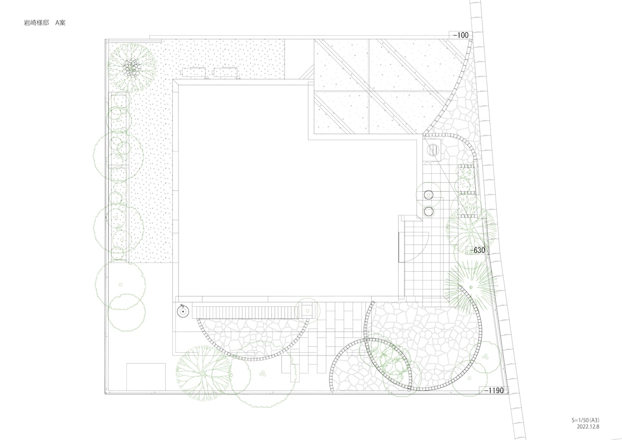 120～250m2未満外構平図面とパース作成します お客様に分かりやすい提案資料を作成致します。 イメージ9