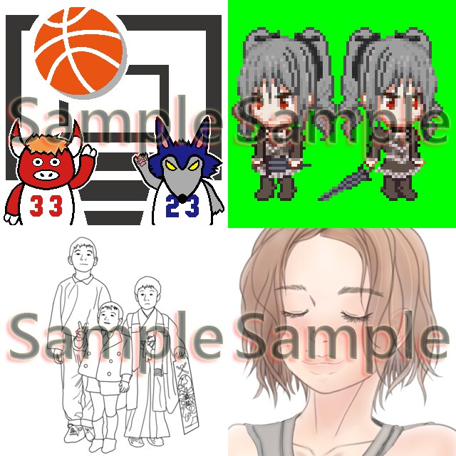 アイコン用に絵を起こします 紙に描いたらくがき～〇〇に似せて…等、可能な範囲で頑張ります イメージ10