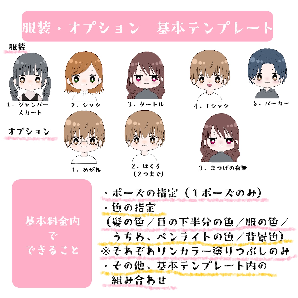 オタク・推しごと向け！ゆるかわアイコン作成します オタク特化！あなたの推しごとに寄り添うアイコンを作ります！ イメージ5