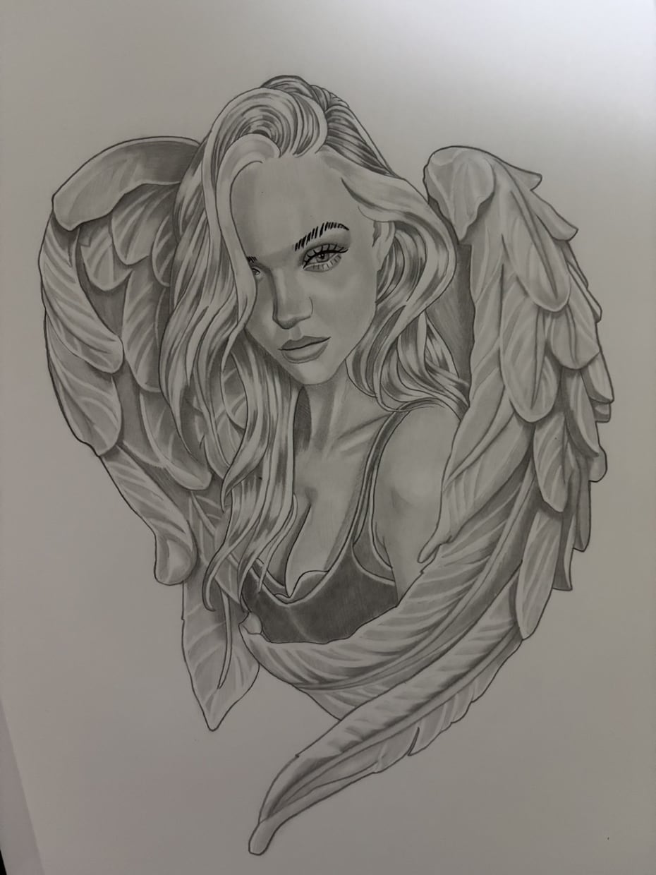 タトゥー風の鉛筆画を描きます タトゥー風の鉛筆画を描きます。オリジナルデザイン イメージ1