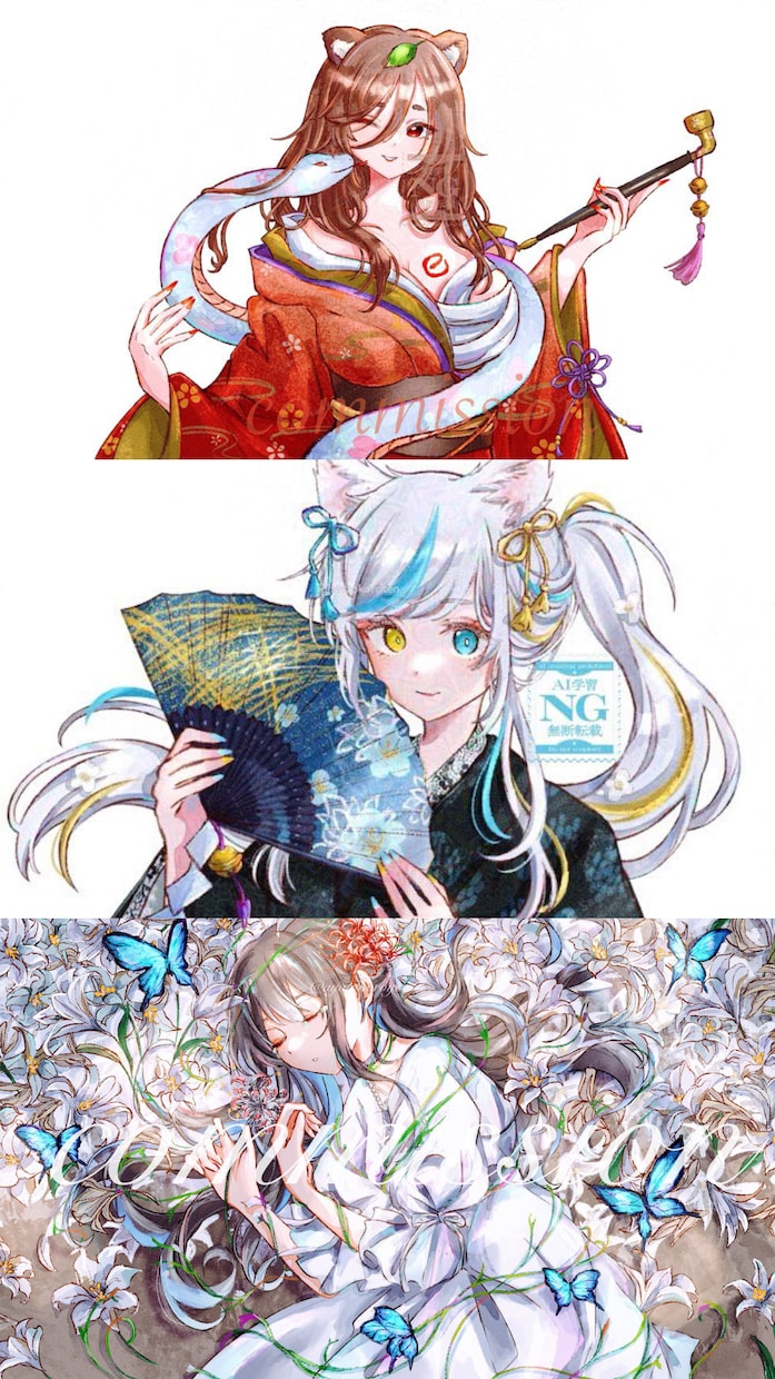MVイラスト・サムネイルお描きします 差分・レイヤー分け・PSD納品、商用利用ok イメージ10