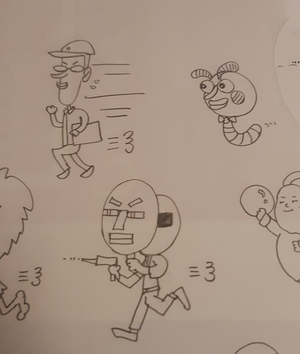 手書きのイラスト、キャラクターを作成します オリジナルキャラクター、手書きのイラスト、似顔絵等々 イメージ3