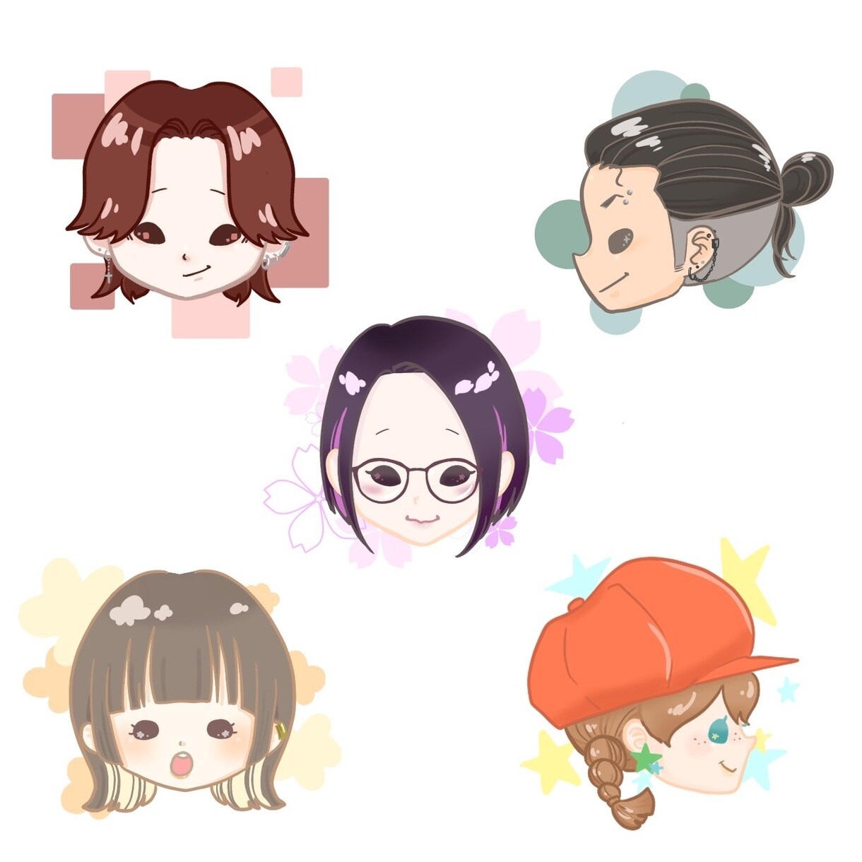 ゆるッとかわいいアイコン、イラスト制作します 個性を輝かせたかわいいイラストいかがでしょうか☺︎ イメージ8